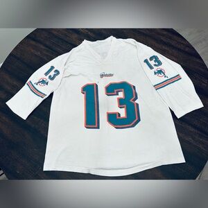 Vintage 1997 QB Club NFLP Dan Marino 3/4 Sleeve T-Shirt-Size XL